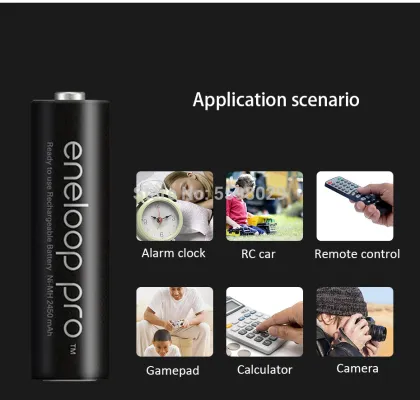 8pcs original panasonic Eneloop Pro AAA battery 950mAh 1.2v nickel metal hydride shaver electronic instrument precharge battery