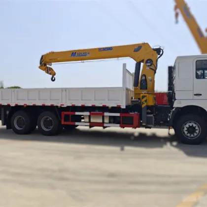 Shacman Truck with XCMG 12tons Straight-arms Crane Truck