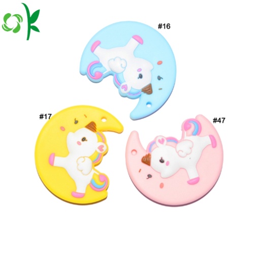 Teether Silikon Bentuk Unicorn Food Grade untuk Bayi