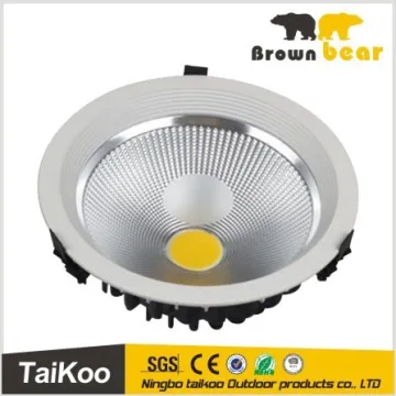2015 cob 20w round recessed led downlight fixture
