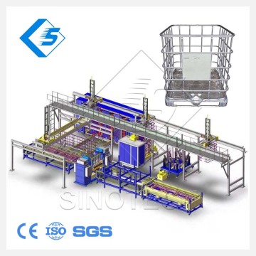 Ibc Cage Frame Automatic Hole Making Machine