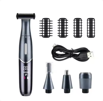 4 in 1 LED Display Body Trimmer for Men