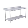 Stainless steel dining table