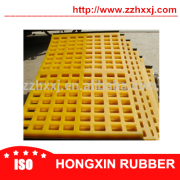Wear resistance mining industry rubber & pu screens