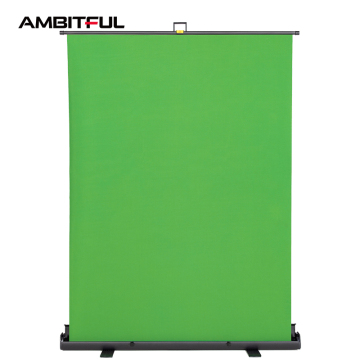 Schermata verde portatile 150x200 cm con supporto live per installazione rapida
