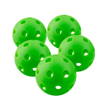 High-Elasticity, Durable Outdoor Pickleball Set with 40 Holes: Vibrant Colors Included