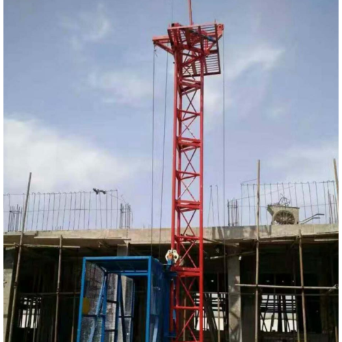 Elevador de construcción de calidad con puerta de solapa