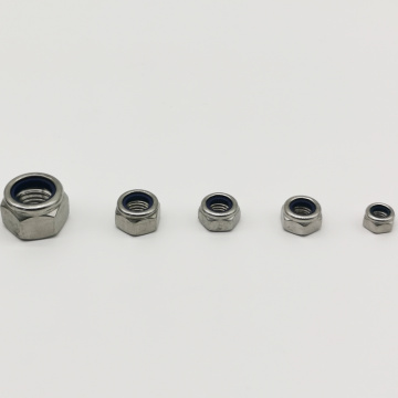 Grade 304 Stainless Steel Nylon Lock Nuts