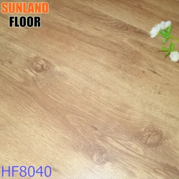laminate mdf wood floor oak High Gloss ac3 laminate flooring 1 strip HF8040