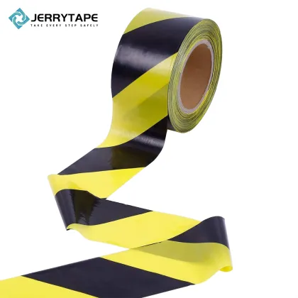 No Adhesive Yellow Black Safety Warning Tape