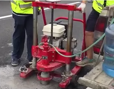Road Core Machine Lichtmach Gasoline Engine Concrete Road Core Drilling Machine, High ...