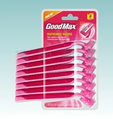 Plastic Twin Blade System Razors, Green Mens Disposable Shaving Razor