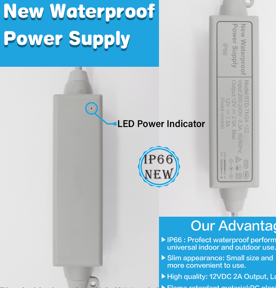 Waterproof Cctv Power Adapter
