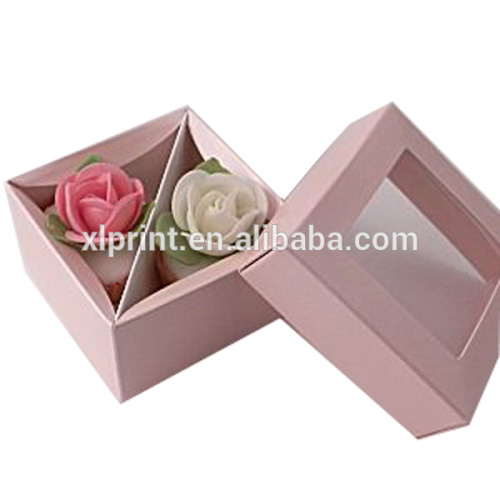 Small soft folding Packaging Box With Clear Window