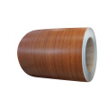 Wood pattern prepainted steel coil