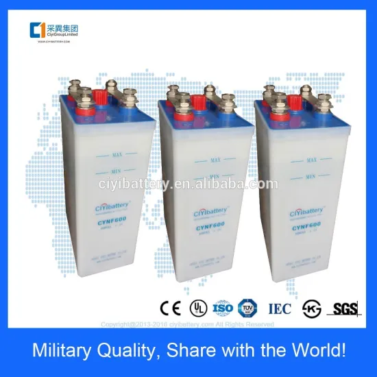 Super Performance Solar Battery 1.2V NiFe Battery 600AH Nickel Iron Battery