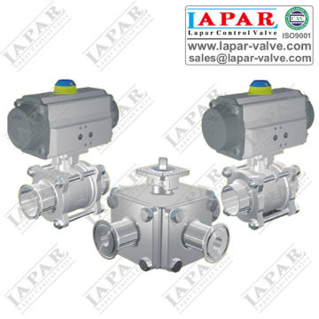 LPC11 series Sanitary Ball Valve Stainless Steel Buttery Valve