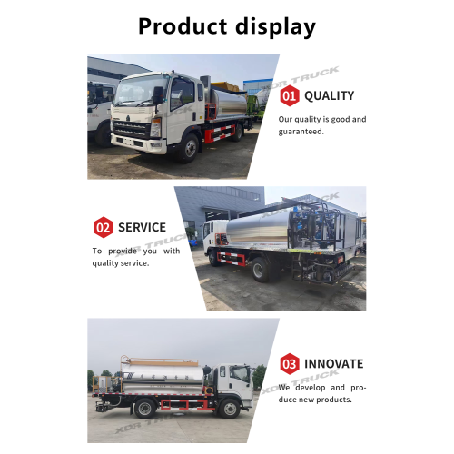 Howo Light Duty Road Construction Asphalt Distributor Truck