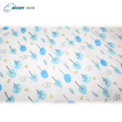 Cute Printed Big Muslin Swaddle Kid Blanket