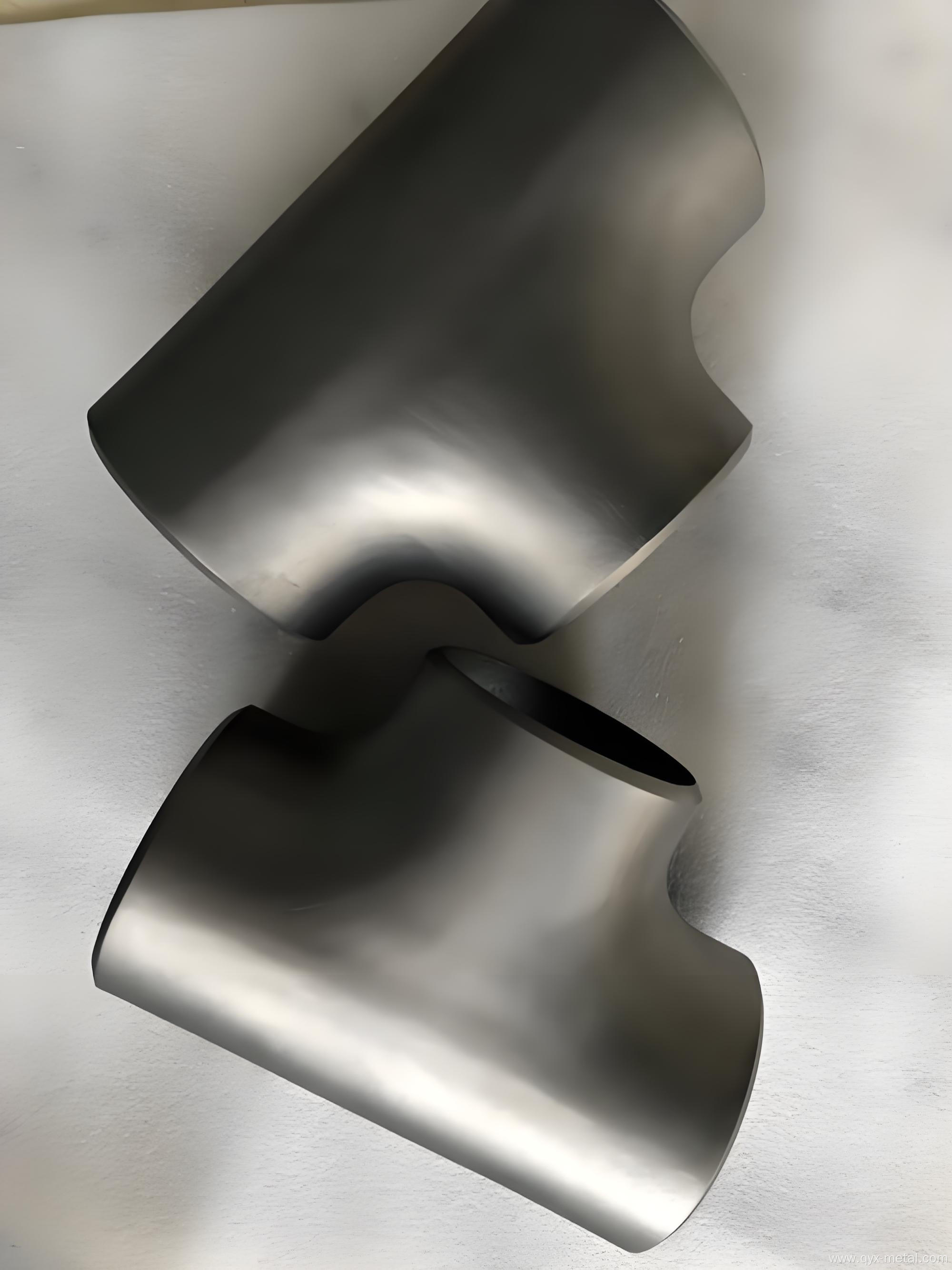 High Strength Titanium Tee Pipe Fittings for Chemical