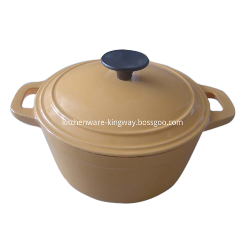 Round Cast Iron Sauce Pot 