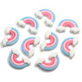 Embellissements mignons de Cabochons de résine de nuage coloré de dos plat pour l&#39;artisanat de Scrapbooking accessoires de centres d&#39;arcs de cheveux de bricolage