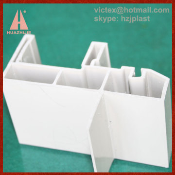 huazhijie 65% pvc content uv resistant plastic pvc profiles extrusion
