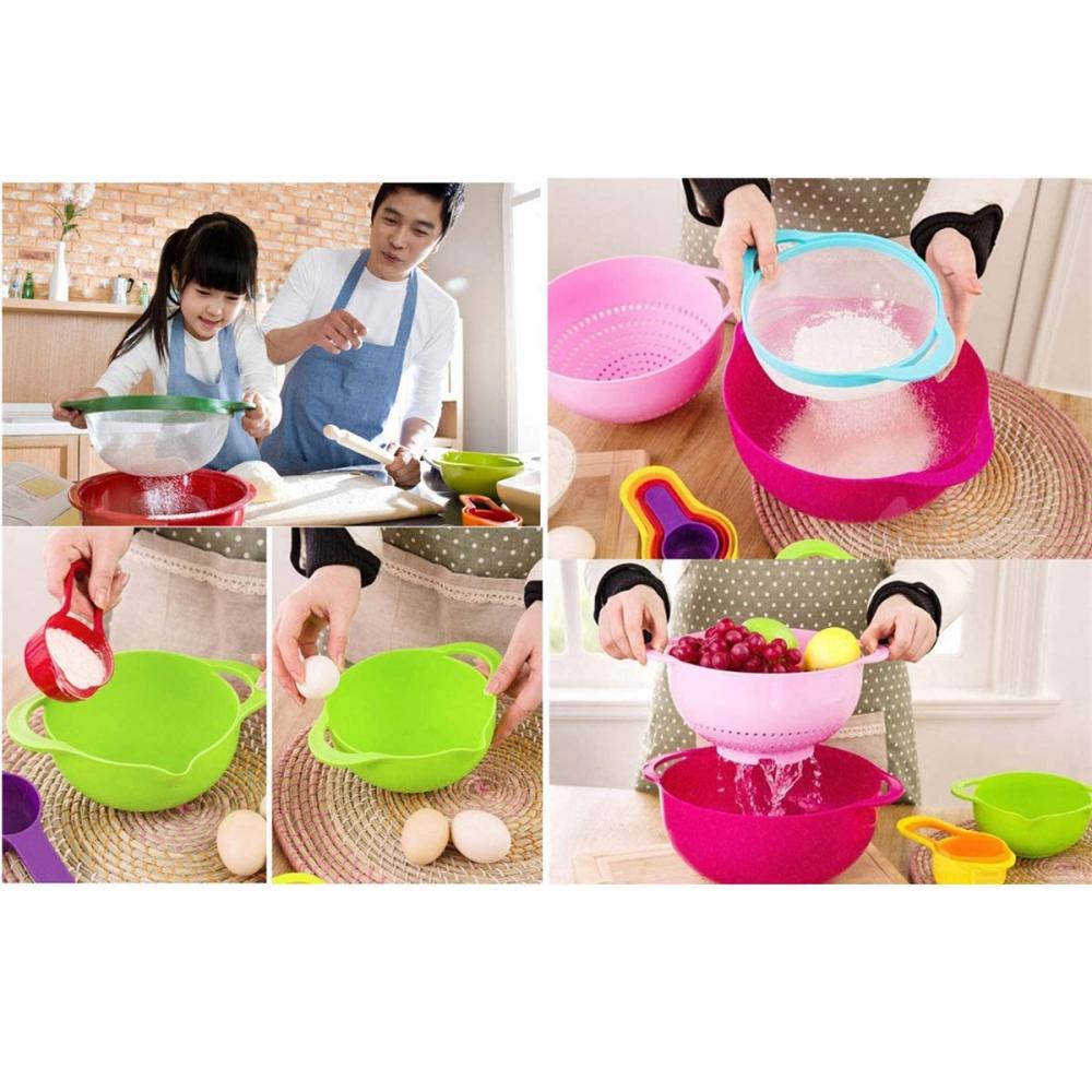 plastic mixing bowls set