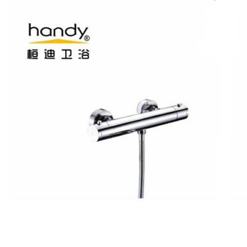 Hand Shower Cylindrical Wall Mounted Thermostatic Shower Mixer Taps Factory