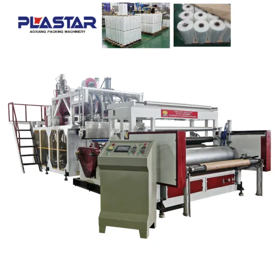 man and machine packing film extrusion machine