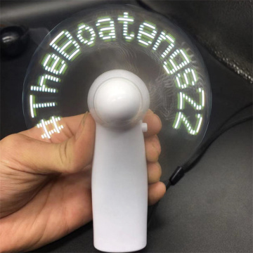 Vente à LED USB rechargeable à vente chaude - Fan de refroidissement à air portable