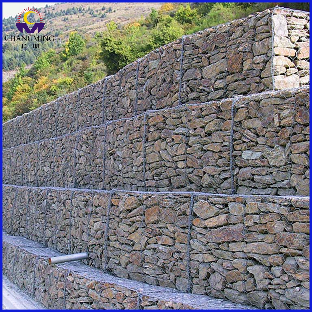 hot dipped galvanized gabion box for walls