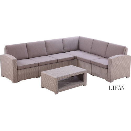 grosir berkualitas baik furnitur taman rotan anyaman sofa