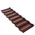 Strong sealing black red bond roof metal tile