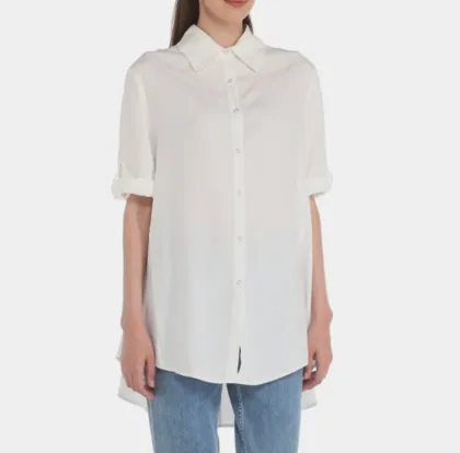 100% Linen Off White Shirt