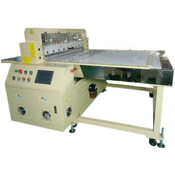 Touch Screen PLC Controlled Foam Rubber Tape Cutting Machinery