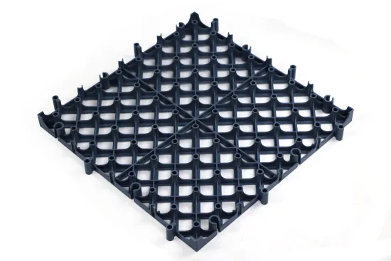 Interlocking Plastic Tiles for Industrial and Garage Use