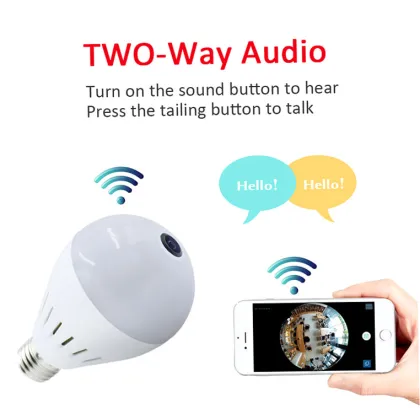 Wireless 360 Eyes Camera Security Motion Detection Camera