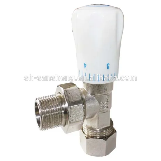 temperature water flow control valves angle valves
