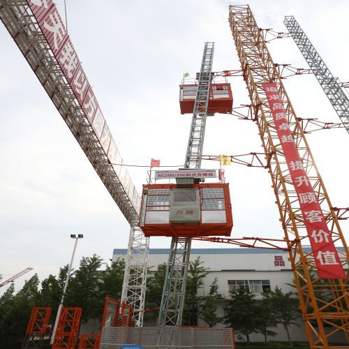 2 toneladas de baixo custo de construção, talha de construção, elevador