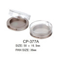 Round Empty Plastic Cosmetic Compact Eyeshadow Case