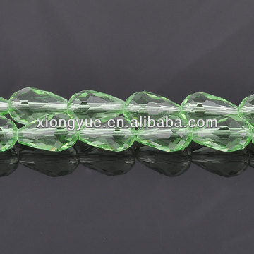 wholesale faceted raindrop shaped glass beads in bulk from Alibaba