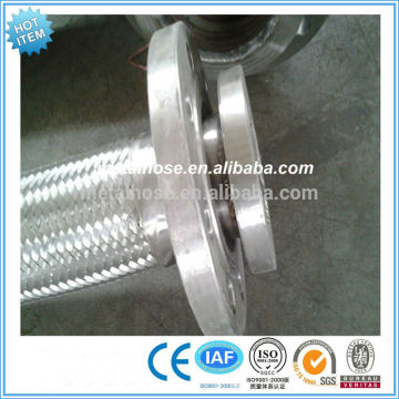 Stainless steel SUS316L/304/310 Flexible corrugated hose with fitting