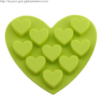 Mini Heart Silicone Ice Cube Tray