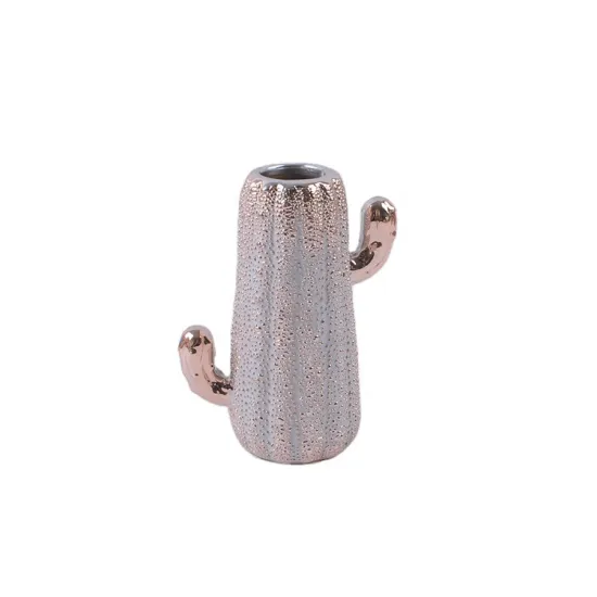 Modern Red Glossy Ceramic Vase with Cloud Net Decal for Home Decor