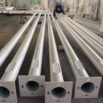 Customized Huatai Traffic Light Poles - Hot-Dip Galvanized Q235 High Steel Poles