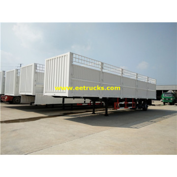 Remolques furgón con caja de 40 toneladas Tri-axle