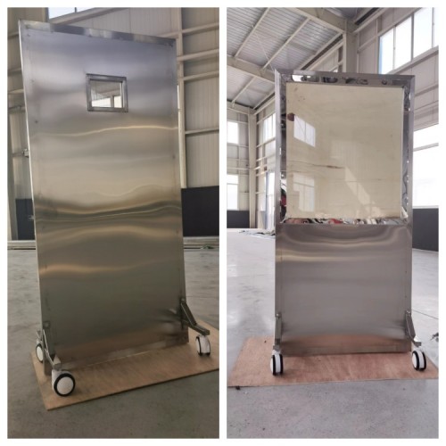 X-ray radiation shielding protective operator screen