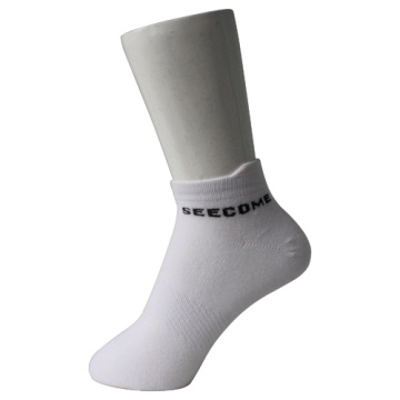 White No Show Chaussettes antibactériennes