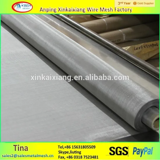 Hot sale heat resisting weave 304 stainless steel wire mesh